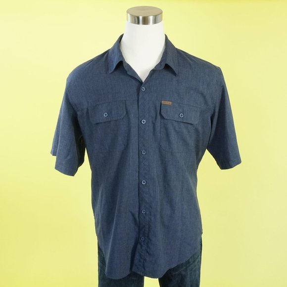 Orvis Mens Button Short Sleeve Woven 